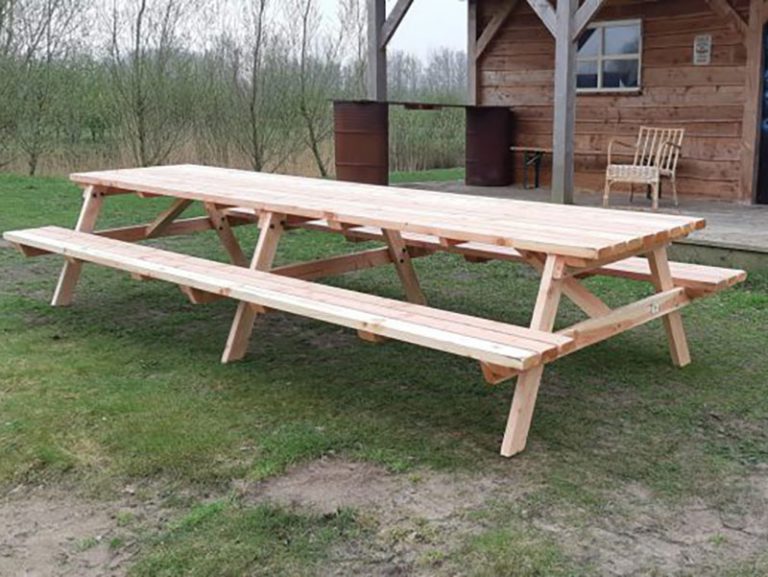 PICKNICKTAFEL 300400500 cm PICKNICKBANK van duurzaam DOUGLAS hout